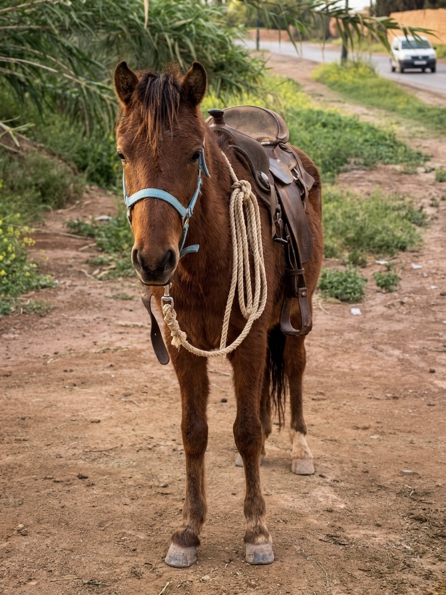 Family pony ride Palmeraie 5